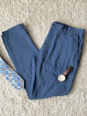 Zara Man | Gold Edition Blue Trousers